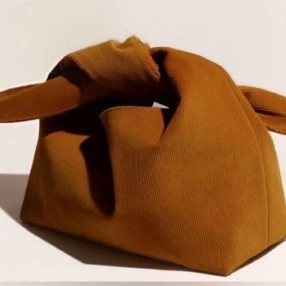 NEW MERIT  Signature Corduroy Cosmetic Bag - Tan